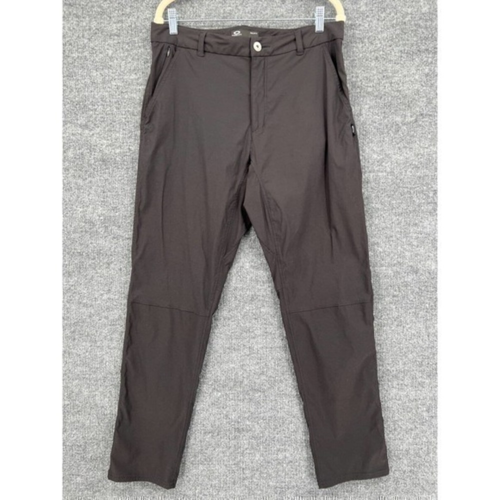 Oakley Pants Mens 32x31 Black Performance Stretch Chino Straight Golf Casual
